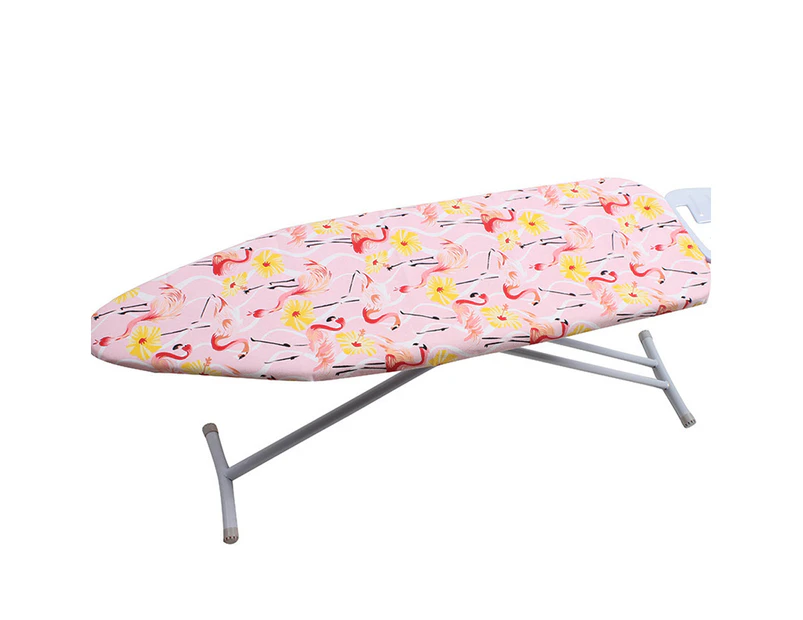Youngshion Scorch Resistant Printed Ironing Board Cover Replacement Fits to 140 cm x 50 cm - Pink Flamingo