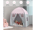 Costway Kids Play Tent Girls Boys Princess Castle Portable Indoor Toddler Playhouse Pink