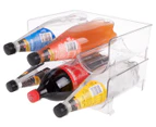 Bartender 6-Bottle 2-Tier Wine Rack - Clear