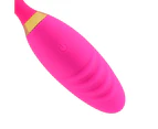 Anal Plug Fast Adaptation Remote Control Comfortable Using Women Butt Plug Prostate Massager for Ladies-Rose Red