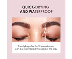Double-headed Eyebrow Styling Wax, Eyebrow Styling Cream Brows Soap Wax Brush Makeup Eyebrow Gel for Natural Brows