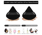 12 Pieces Powder Puff Face Triangle Makeup Puff for Loose Powder Soft Body Cosmetic Foundation Sponge