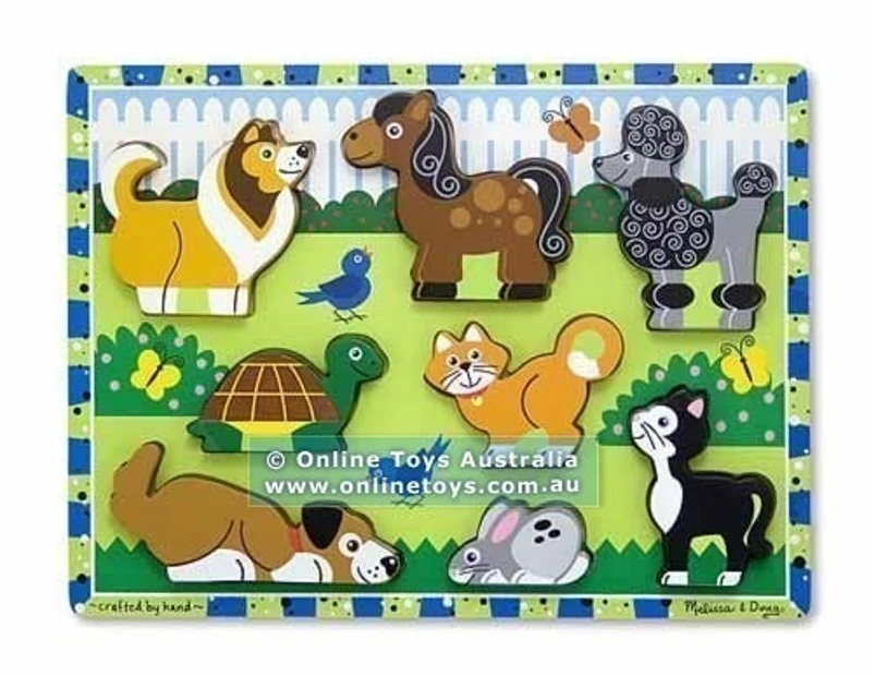 Melissa And Doug Pets Chunky Puzzle 7 Pieces