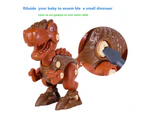 Kids DIY Puzzle Assembly Dinosaur Parent-child Disassembly Educational Toy Gift-T-rex