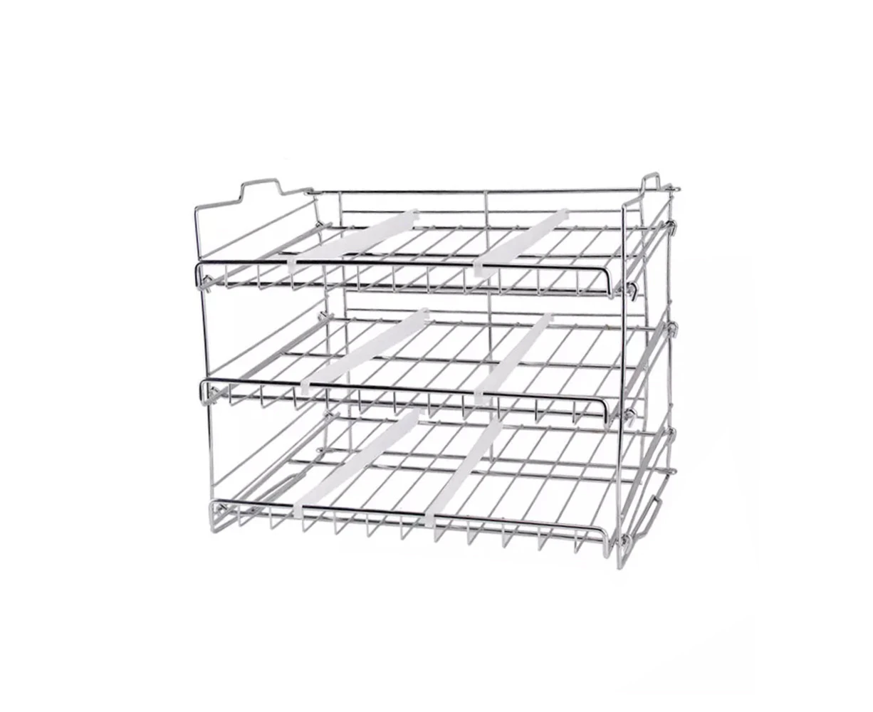 The Kitchen Galleria Adjustable 3 Tier Can/Jar Storage Organiser