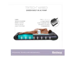 Bestway Tritech 2.03x1.52m Inflatable Airbed Queen Mattress w/ Built-In Pump BLK