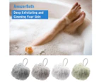 Shower Bath Sponge Shower Loofahs Balls for Body Wash Bathroom-4 Pcs