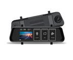 T1002 10 Inch Dual Lens Touch Screen Multifunctional Streaming Media Dash Cam Car DVR for Auto-Black 2