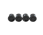 4Pcs Parking Sensor Durable Anti-freeze PVC Backup Alarm Kit for Car-Black