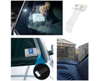5PCS Parking Ticket Holder - Transparent - car windshield  for parking