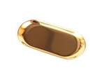 Stainless Steel Towel Tray Storage Tray Dish Plate Tea Tray Fruit Tray - Gold