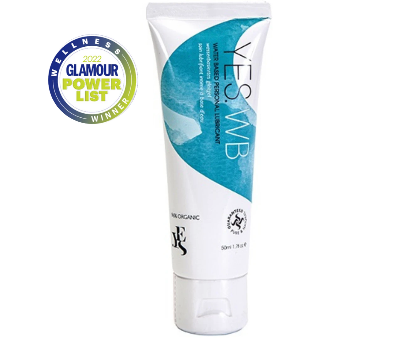 YES WB Certified Organic Water Based Personal Lubricant (Vegan & Cruelty Free)