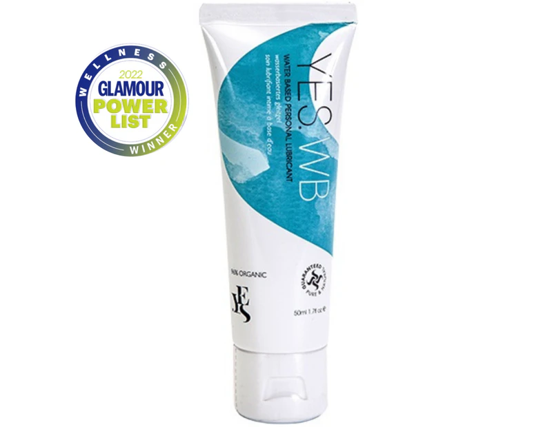 YES WB Certified Organic Water Based Personal Lubricant (Vegan & Cruelty Free)