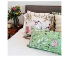 J.Elliot Protea 55cm Cotton Cushion Rectangular Decor Pillow Pistachio/Multi