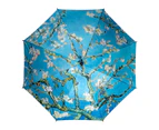 Clifton Women's Walking 103cm Wood Handle Windproof Umbrella Almond Blossom
