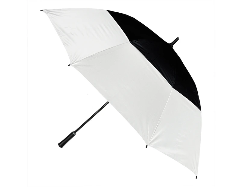Clifton Golf Auto Open Ultimate Vented Windproof Umbrella UPF50+ UV Black/White
