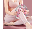 Muscle Roller, Cellulite Massager,Trigger Point Massage Roller, Tennis Elbow , Foam Roller Deep Massage Tool for Relieve Muscle Soreness(Pink) - Pink