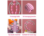 Muscle Roller, Cellulite Massager,Trigger Point Massage Roller, Tennis Elbow , Foam Roller Deep Massage Tool for Relieve Muscle Soreness(Pink) - Pink