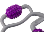 Trigger Point Roller for Foam, Hand, Elbow, Arm, and Leg. Release myofascial, Fasical and Tissue Pain and Muscle Stiffness After Work Out. (Purple) - Purple