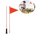 Children's bicycle flag safety pennant,bicycle pennant