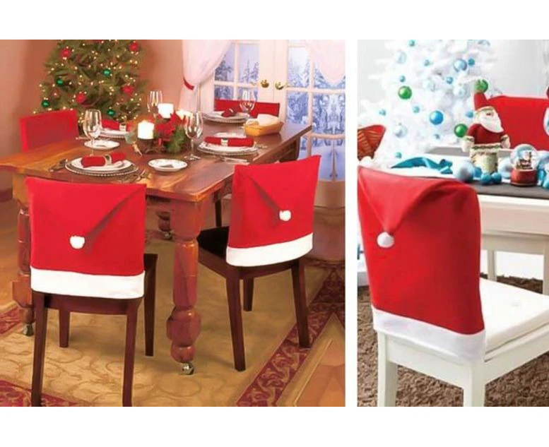 6 Piece Christmas Chair Cover Set