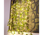 5 Meter 50LED Artificial Ivy Leaves Light Battery-powered String Light Style 1