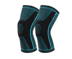 Sports Knee Pads,Stable Support Knee Brace With Side Stabilizers,For Fitness,Climbing(Blue) - Blue