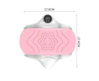 Waist Twist Plate with Handle and Counter, Core Waist Twist Plate Balance Plate for Thin Waist(Pink) - Pink