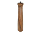Acacia Wood salt and pepper grinders refillable salt grinder pepper Mill with Adjustable Coarsenesssalt - 10 inch acacia wood