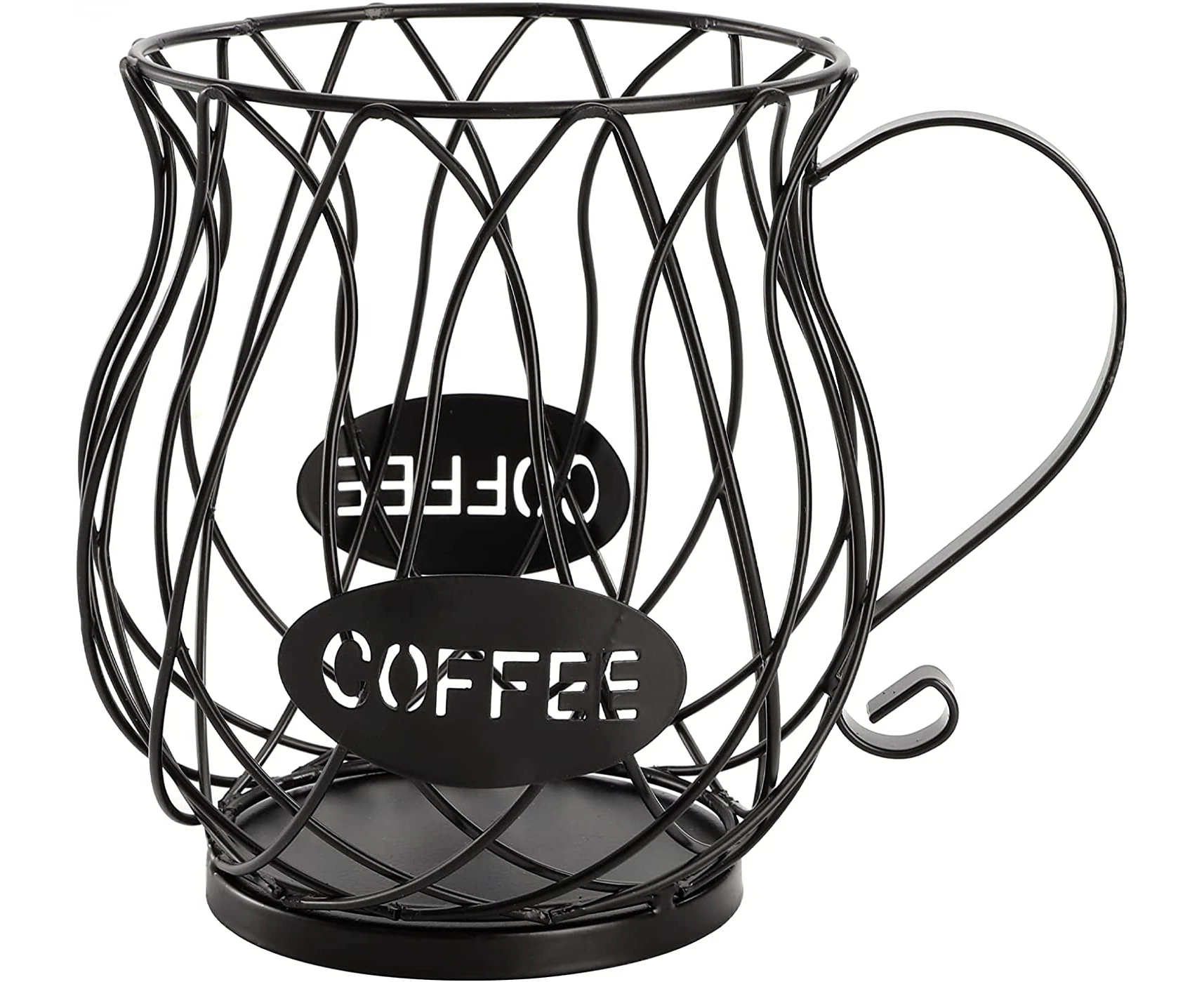 Coffee Pods Holder for Coffee Capsules Storage Rack, Organiser Stand,Black