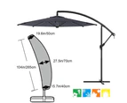 Outdoor Umbrella Cover Patio Umbrella Cover for Cantilever Parasol