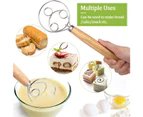 Danish Dough Whisks,Premium Mixing Whisk Tools for Kitchen Baking,Multi