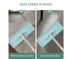 Micro fibre Wet Dry Flat Mop and Bucket Floor Cleaner Set with 2 Pads