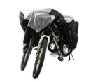 Youngly Bike Cover for 2 Bikes Waterproof Outdoor Bicycle Storage Protector Rain Sun UV Dust Wind Proof Bicycle Cover