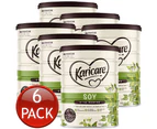 6 x Karicare+ Soy Protein Infant Formula 900g 0-12 Months Plant Based Milk Drink