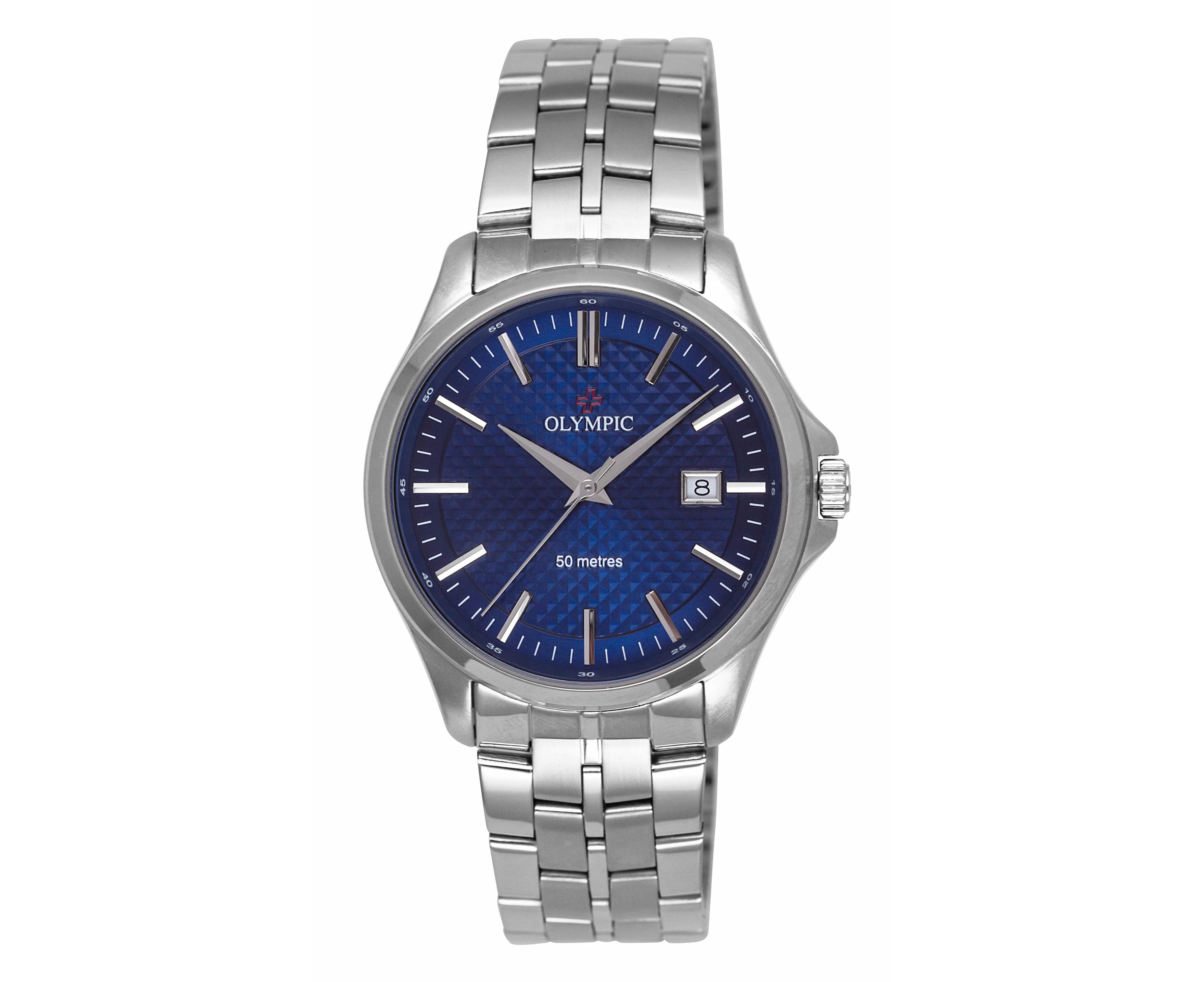 Olympic Timekeeper Series - Gents Steel Blue Dial