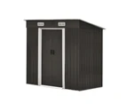 Livsip Garden Shed Outdoor Storage Sheds 1.94x1.21M Workshop Cabin Metal Base