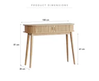 Cooper & Co. Curve 100cm Console Table Natural