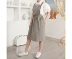 Vintage Cute Apron Dress Cross Back Pinafore Apron for Women with Pockets for Cooking Painting