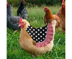 3 Pieces Chicken Saddle-Hen Apron, Chicken Jacket Hen Apron Feather Fixer Poultry Wing Back Cover