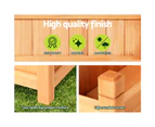 Green Fingers Garden Bed 60x30x33cm Wooden Planter Box Raised Container Growing