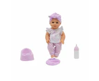 Nurture Me Drink & Wet Baby Doll Playset - Purple - Purple