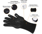 Barbecue Glove,Universal Heat Resistant Oven Gloves Up to 800°C ,Multi