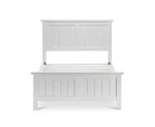 Snow White King Single Bed Frame in Solid Timber