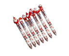 Ballpoint Pen Multi-purpose Gift Stationery Cartoon Santa Claus Xmas Tree Deer Colorful Pen for Kids-A