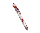 Ballpoint Pen Multi-purpose Gift Stationery Cartoon Santa Claus Xmas Tree Deer Colorful Pen for Kids-A