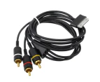 3RCA Composite AV Cable Audio Video TV Out Adapter Cord For Samsung Galaxy Tablet P1000 Series