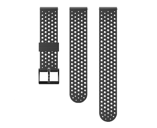 Suunto 20mm Athletic 1 Silicone Strap - Black S+M