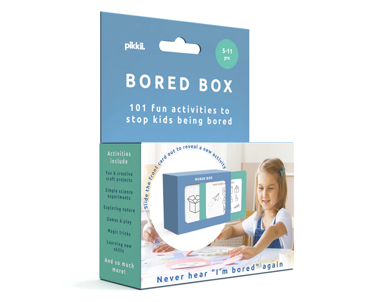 Pikkii Bored Box: 101 Activities Slide Box