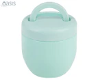 Oasis Stainless Steel Double Wall Insulated Food Pod 470mL- Mint